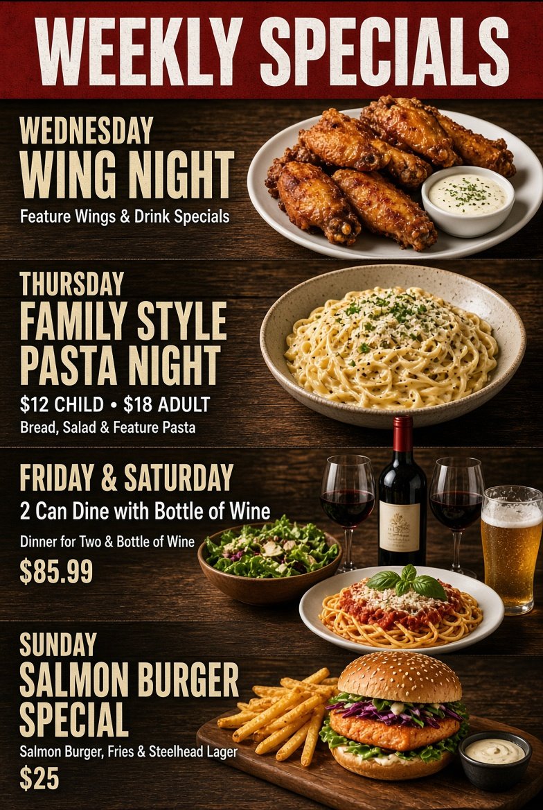Naramata Pub & Grill menu photo